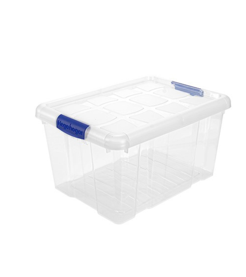 Caja Almacenamiento Seguro 16L Nº1 Nueva con Cierres