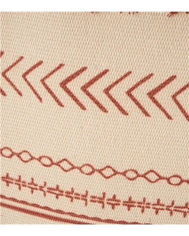 Alfombra de Algodón con Flecos de Estilo Étnico