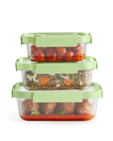 Fiambrera Hermética At Home de Vidrio