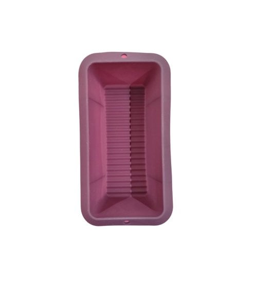 Molde de Silicona para Pastel 20x10x7cm en Color Violeta
