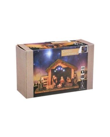 Decoración de Cuna Festiva para Navidad