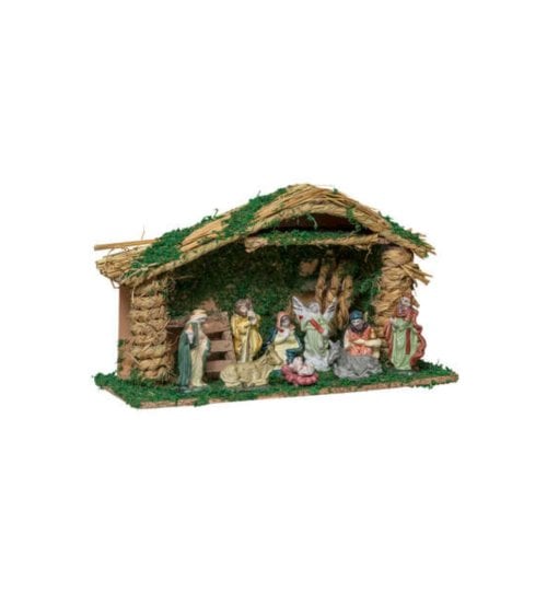 Belén Navideño Decorativo 38x16x23 para Navidad Festiva