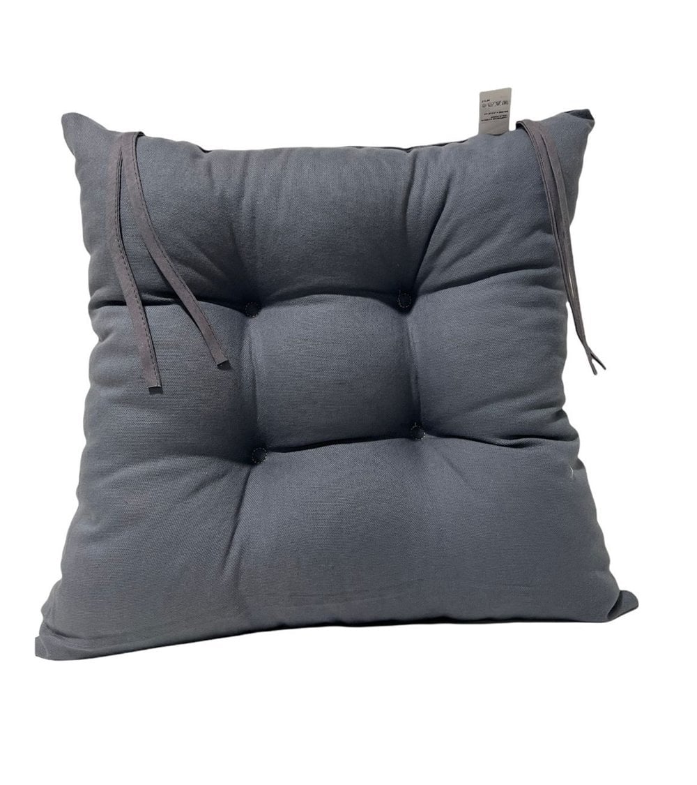 Cojín de Silla Acolchado Cuadrado con Lazos
