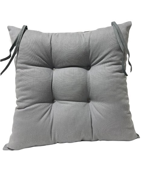 Cojín de Silla Acolchado Cuadrado con Lazos