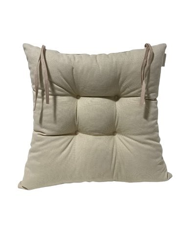 Cojín de Silla Acolchado Cuadrado con Lazos