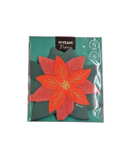Set de 20 Servilletas Navideñas 33x33 cm