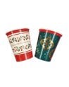 Set de 6 Vasos Desechables Navideños de 270 cc para Fiestas