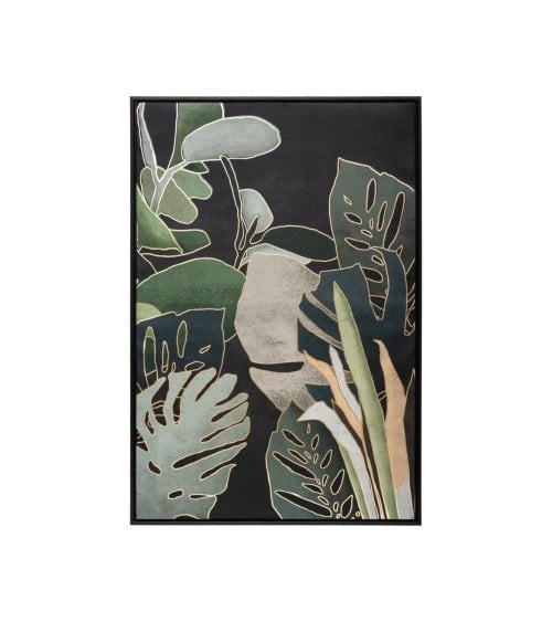 Lienzo Decorativo 60x90cm con Diseño de Hojas de Árbol