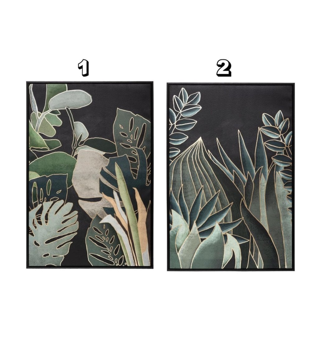 Lienzo Decorativo 60x90cm con Diseño de Hojas de Árbol