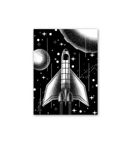 Lienzo Decorativo del Espacio 30x40 cm para Decoración Original