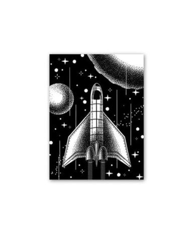 Lienzo Decorativo del Espacio 30x40 cm para Decoración Original