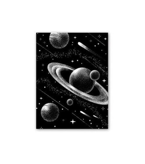 Lienzo Decorativo del Espacio 30x40 cm para Decoración Original