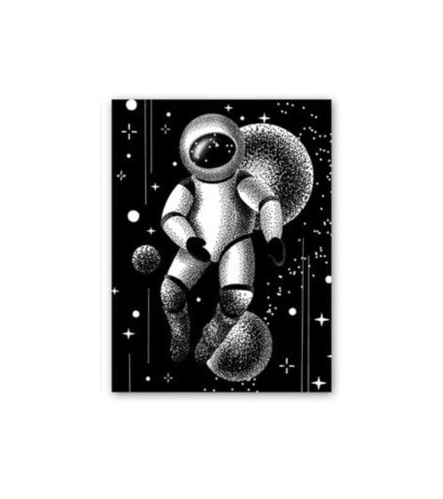 Lienzo Decorativo del Espacio 30x40 cm para Decoración Original