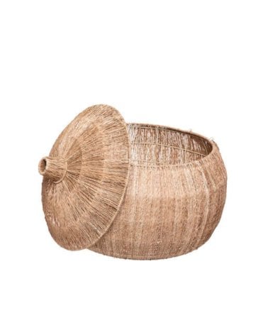 Cesta de Yute Grande 54x46 cm - Almacenamiento Elegante