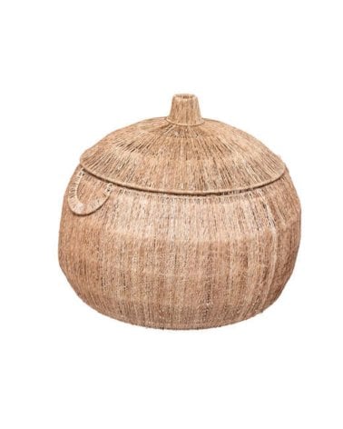 Cesta de Yute Grande 54x46 cm - Almacenamiento Elegante