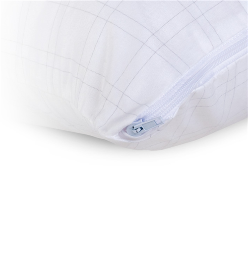 Almohada de Fibra con Funda 70% Algodón Antiestrés