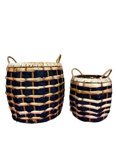 Cesta fibra natural