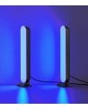 Lámpara de Mesa Doble Gamer LED de Colores Controlados por Sonido con Mando