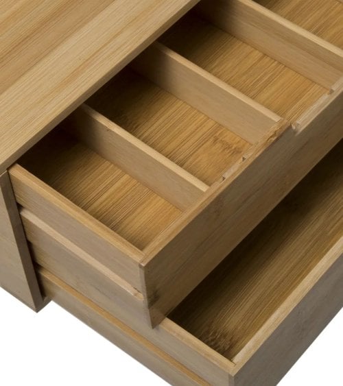 Organizador de Cápsulas de Bambú, Estante de 2 Niveles