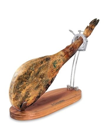 Jamonero de Bambú Plegable y Giratorio