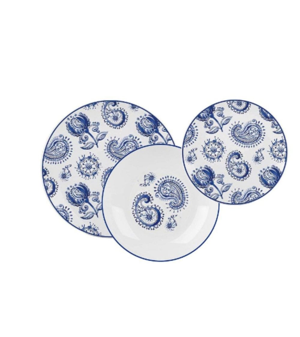 Conjunto Elegante de Vajilla Santa Clara Noia 18 Piezas