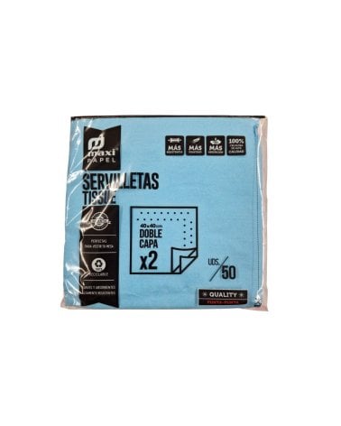 Servilletas de Papel de Doble Capa de 40x40 cm