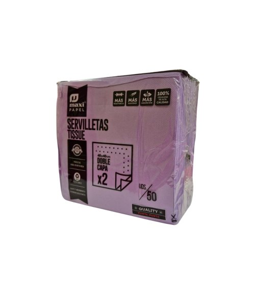 Servilletas de Papel de Doble Capa de 40x40 cm