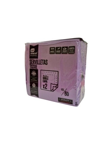 Servilletas de Papel de Doble Capa de 40x40 cm