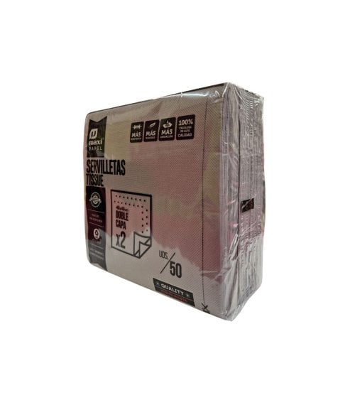 Servilletas de Papel de Doble Capa de 40x40 cm