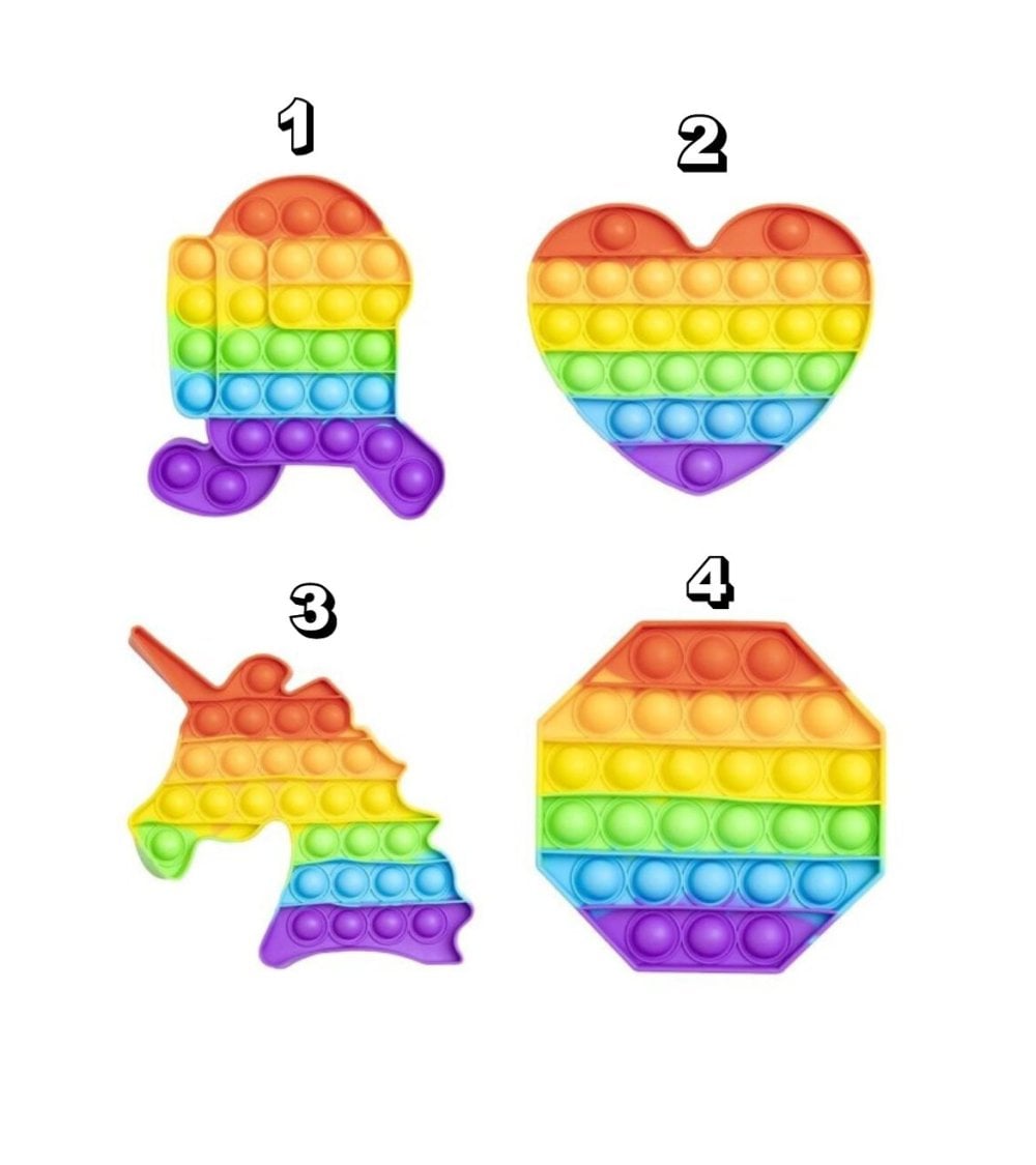 Pop it de Colores para Relleno de Piñata