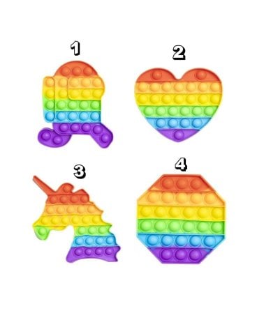 Pop it de Colores para Relleno de Piñata