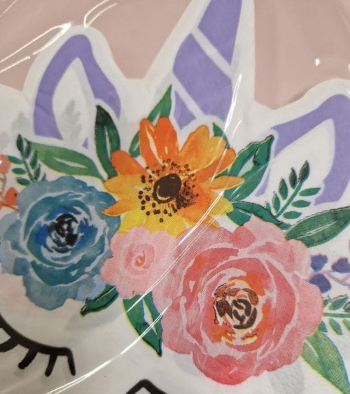 Set de 20 Servilletas con Diseño de Unicornio 33x33 cm - Ideal para Fiestas Infantiles