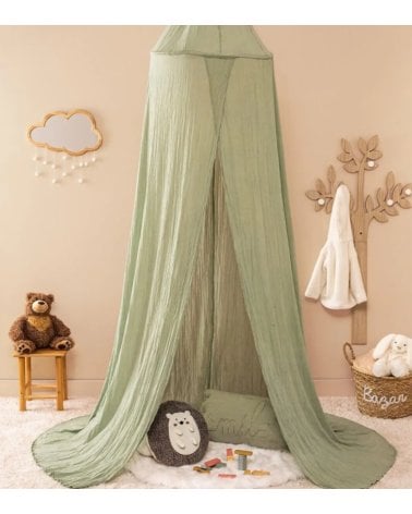 Espejo Infantil de Madera 40x36cm con Diseño de Nube y Pompones