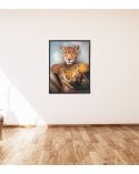 Cuadro de Leopardo - MDF Cristal