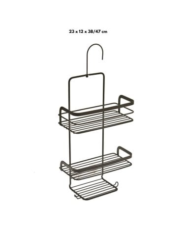 Jabonera de ducha con 3 Estantes