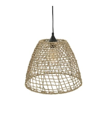 Lámpara de Rafia 35x31 cm para Decoración