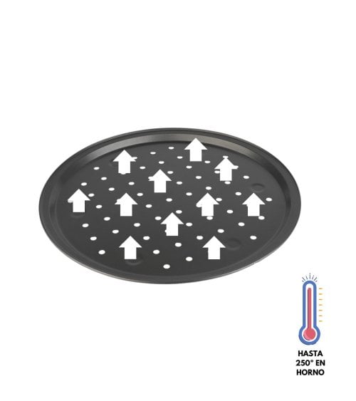 Molde Antiadherente para Pizza con 6 Apoyos - 32 CM