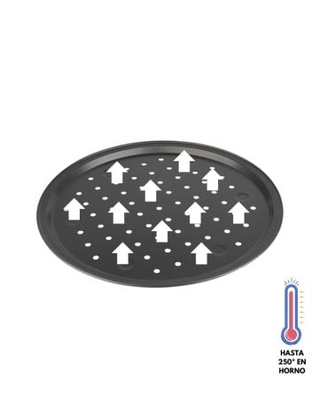 Molde Antiadherente para Pizza con 6 Apoyos - 32 CM