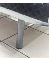 Set 4 Patas Redondas para Somier y Base Tapizada de Metal