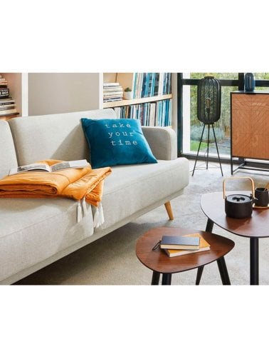 Sofá Cama Gris Claro Jack 3 Plazas