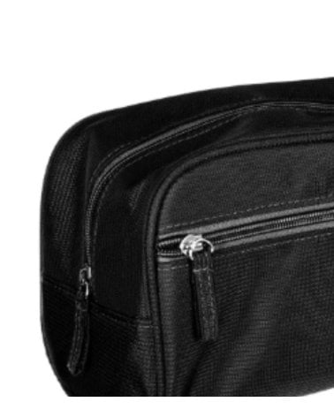 Neceser Negro de 24,5x11x14 cm para Viaje