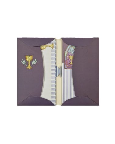 Set de 12 Invitaciones de Mi Primera Comunióncon con Sobre