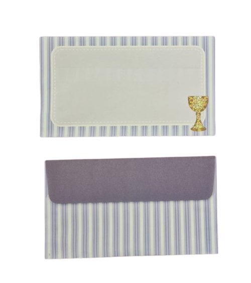 Set de 12 Invitaciones de Mi Primera Comunióncon con Sobre