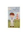 Set de 12 Invitaciones de Mi Primera Comunióncon con Sobre