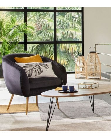 Sillón Solaro de Terciopelo Elegante