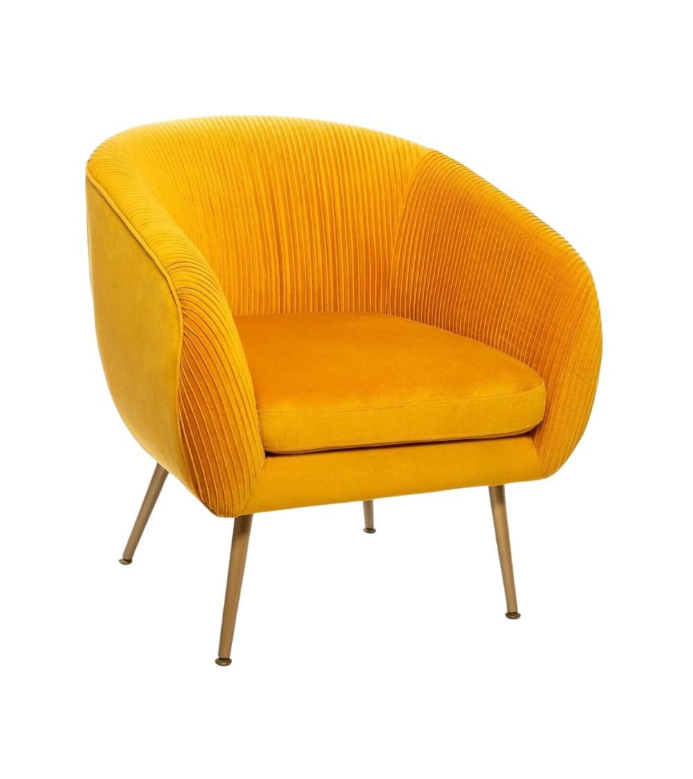 Sillón Solaro de Terciopelo Elegante