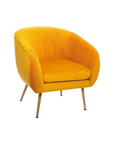 Sillón Solaro de Terciopelo Elegante