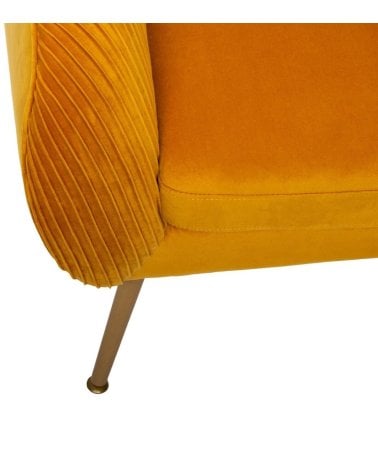 Sillón Solaro de Terciopelo Elegante