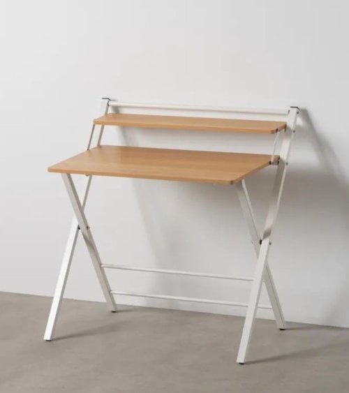 Escritorio Plegable Compacto con Balda