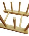 Organizador para Platos de Bambú para Cocina